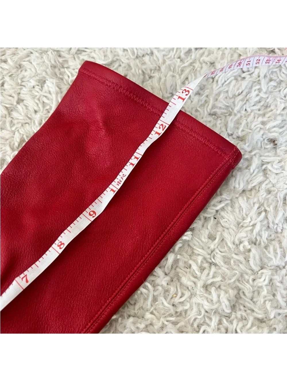 Reformation Red Leather Boots